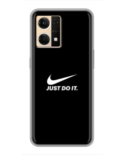 Чехол для OPPO Reno7 4G с картинкой «Минимализм от Nike» Чехол для OPPO Reno7 4G с картинкой «Минимализм от Nike»