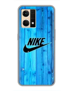 Чехол для OPPO Reno7 4G с картинкой «Голубое дерево Nike» Чехол для OPPO Reno7 4G с картинкой «Голубое дерево Nike»