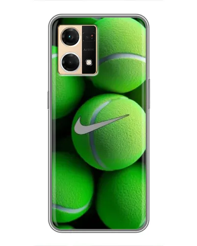 Чехол для OPPO Reno7 4G с картинкой «Теннисные мячи Найк»