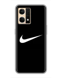 Чехол для OPPO Reno7 4G с картинкой «Минималистический Найк» Чехол для OPPO Reno7 4G с картинкой «Минималистический Найк»