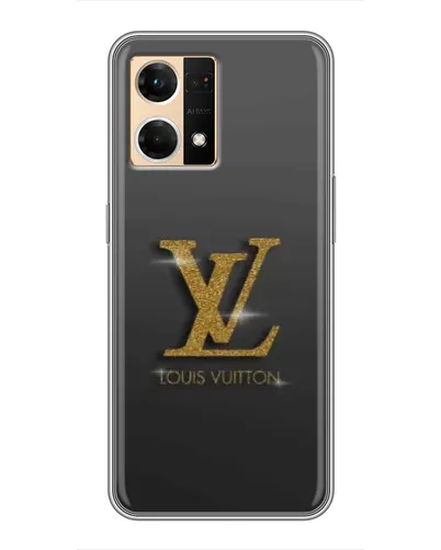 Чехол для OPPO Reno7 4G с картинкой «Градиент Louis Vuitton»