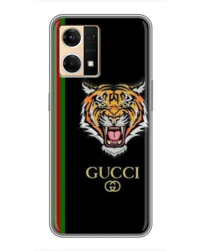 Чехол для OPPO Reno7 4G с картинкой «Тигр Gucci»