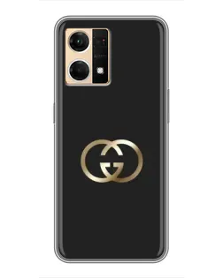 Чехол для OPPO Reno7 4G с картинкой «Минимализм Gucci»