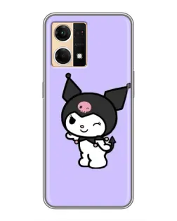 Чехол для OPPO Reno7 4G с картинкой «Классическая Kuromi» Чехол для OPPO Reno7 4G с картинкой «Классическая Kuromi»