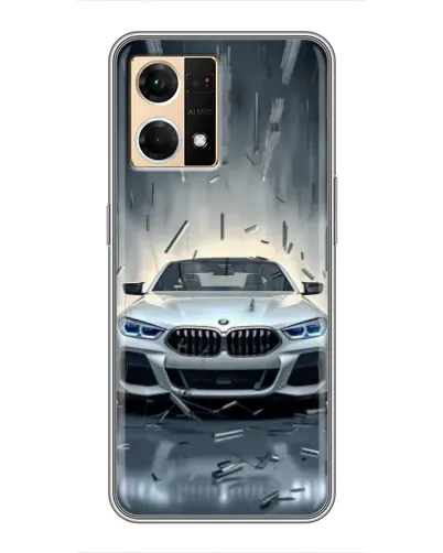 Чехол для OPPO Reno7 4G с картинкой «BMW в свете фар» Чехол для OPPO Reno7 4G с картинкой «BMW в свете фар»