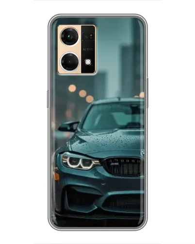 Чехол для OPPO Reno7 4G с картинкой «BMW в огнях города» Чехол для OPPO Reno7 4G с картинкой «BMW в огнях города»