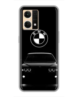 Чохол для OPPO Reno7 4G з картинкою «BMW — погляд з темряви»