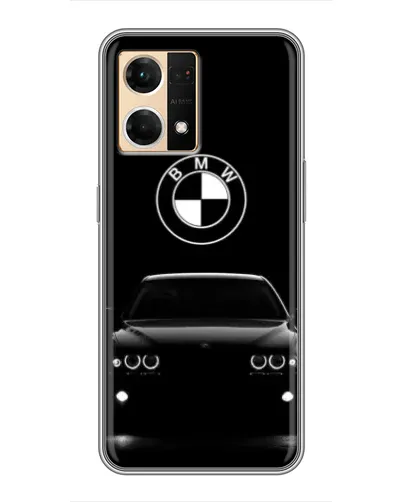 Чехол для OPPO Reno7 4G с картинкой «BMW — взгляд из темноты» Чехол для OPPO Reno7 4G с картинкой «BMW — взгляд из темноты»
