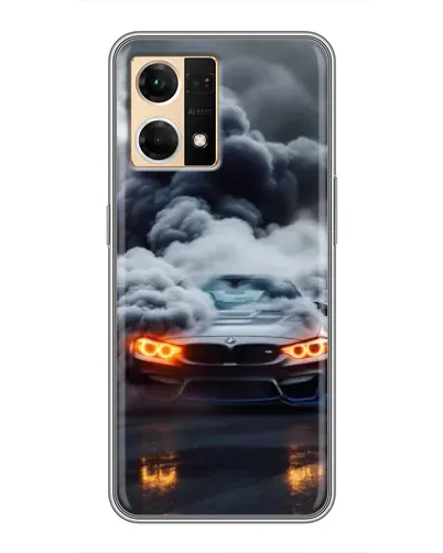 Чехол для OPPO Reno7 4G с картинкой «BMW в дыму» Чехол для OPPO Reno7 4G с картинкой «BMW в дыму»