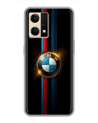 Чехол для OPPO Reno7 4G с картинкой «BMW M-Power неон» Чехол для OPPO Reno7 4G с картинкой «BMW M-Power неон»