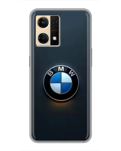 Чехол для OPPO Reno7 4G с картинкой «Логотип BMW — минимализм» Чехол для OPPO Reno7 4G с картинкой «Логотип BMW — минимализм»