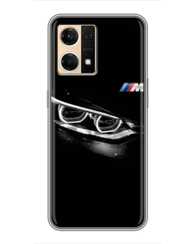 Чехол для OPPO Reno7 4G с картинкой «BMW — взгляд тигра» Чехол для OPPO Reno7 4G с картинкой «BMW — взгляд тигра»