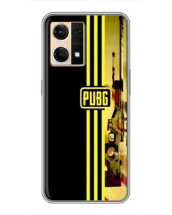 Чехол для OPPO Reno7 4G с картинкой «PUBG — камуфляжный шлем»