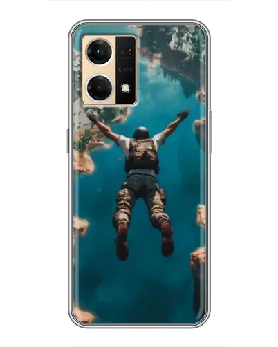 Чехол для OPPO Reno7 4G с картинкой «PUBG — свободное падение»