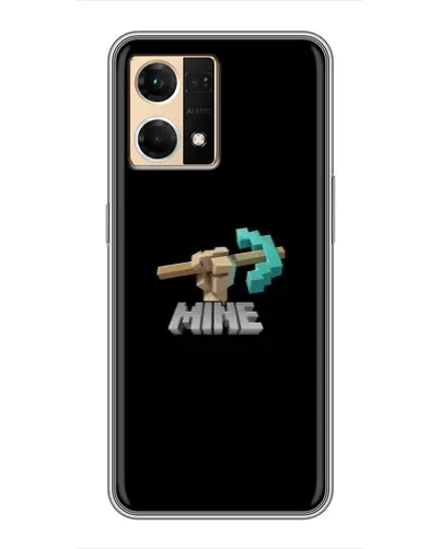 Чехол для OPPO Reno7 4G с картинкой «Алмазная кирка»