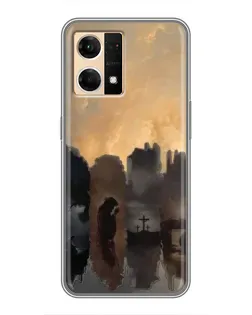 Чехол для OPPO Reno7 4G с картинкой «Дорога к вере»