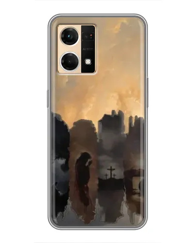 Чехол для OPPO Reno7 4G с картинкой «Дорога к вере»