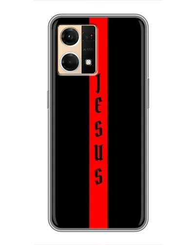 Чехол для OPPO Reno7 4G с картинкой «Красная линия веры»