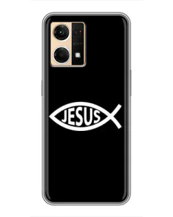 Чехол для OPPO Reno7 4G с картинкой «Классический Jesus»
