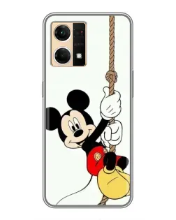 Чохол для OPPO Reno7 4G з картинкою «Mickey на канаті»