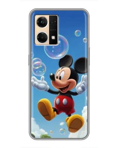 Чехол для OPPO Reno7 4G с картинкой «Mickey и мыльные пузыри» Чехол для OPPO Reno7 4G с картинкой «Mickey и мыльные пузыри»