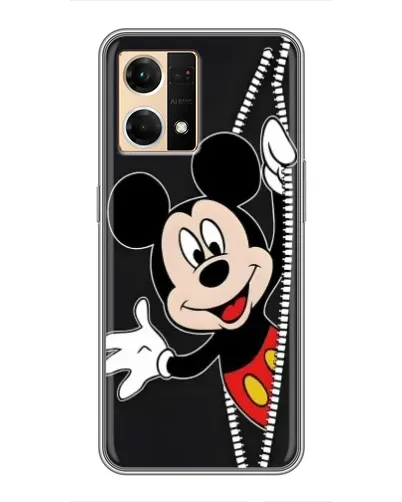 Чехол для OPPO Reno7 4G с картинкой «Микки раздвигает стены» Чехол для OPPO Reno7 4G с картинкой «Микки раздвигает стены»