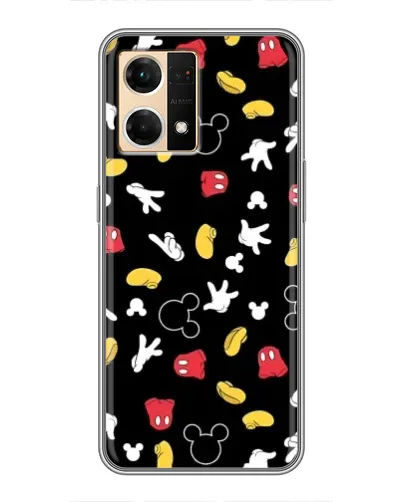 Чехол для OPPO Reno7 4G с картинкой «Графический принт лапок» Чехол для OPPO Reno7 4G с картинкой «Графический принт лапок»
