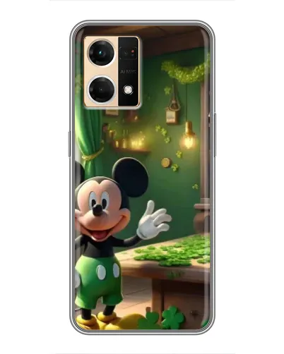 Чехол для OPPO Reno7 4G с картинкой «Микки в мастерской» Чехол для OPPO Reno7 4G с картинкой «Микки в мастерской»