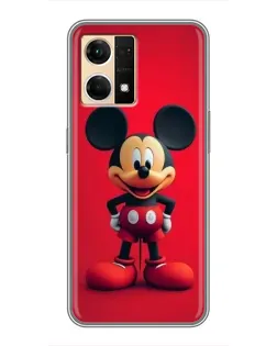 Чехол для OPPO Reno7 4G с картинкой «Mickey в полный рост»