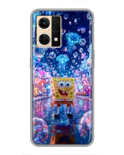 Чехол для OPPO Reno7 4G с картинкой «Неоновый океан»