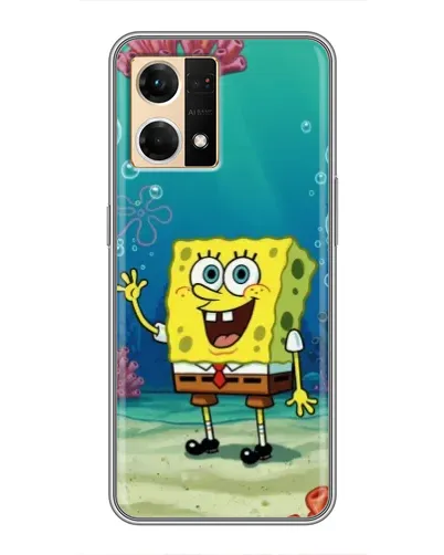 Чехол для OPPO Reno7 4G с картинкой «Подводный привет»