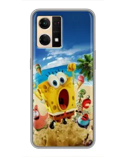 Чехол для OPPO Reno7 4G с картинкой «Развлечения на пляже»