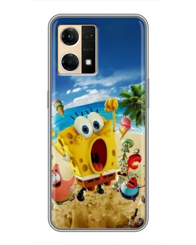Чехол для OPPO Reno7 4G с картинкой «Развлечения на пляже»