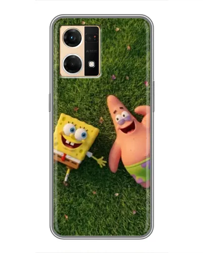 Чехол для OPPO Reno7 4G с картинкой «Друзья на лужайке» Чехол для OPPO Reno7 4G с картинкой «Друзья на лужайке»