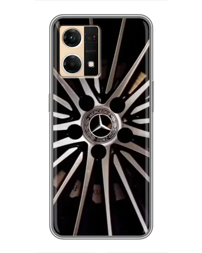 Чехол для OPPO Reno7 4G с картинкой «Диск Mercedes»