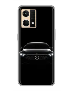 Чехол для OPPO Reno7 4G с картинкой «Mercedes Vision — концепт»