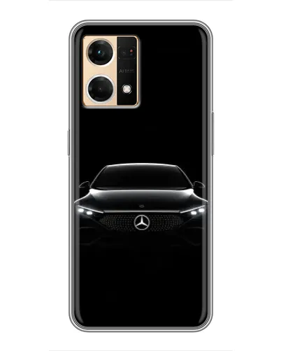 Чехол для OPPO Reno7 4G с картинкой «Mercedes Vision — концепт»