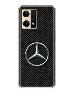 Чехол для OPPO Reno7 4G с картинкой «Карбоновый Mercedes стиль» Чехол для OPPO Reno7 4G с картинкой «Карбоновый Mercedes стиль»