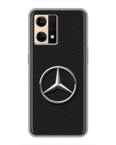 Чехол для OPPO Reno7 4G с картинкой «Карбоновый Mercedes стиль» Чехол для OPPO Reno7 4G с картинкой «Карбоновый Mercedes стиль»
