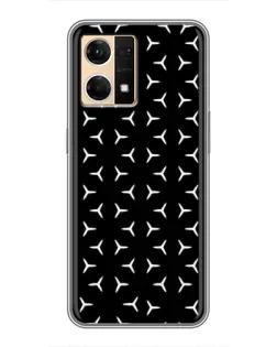 Чехол для OPPO Reno7 4G с картинкой «Mercedes паттерн звезд» Чехол для OPPO Reno7 4G с картинкой «Mercedes паттерн звезд»