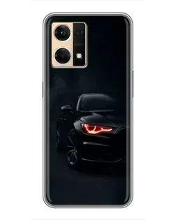 Чехол для OPPO Reno7 4G с картинкой «Audi — хищный взгляд» Чехол для OPPO Reno7 4G с картинкой «Audi — хищный взгляд»