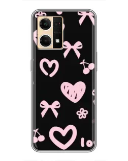 Чехол для OPPO Reno7 4G с картинкой «Сатиновый бант»