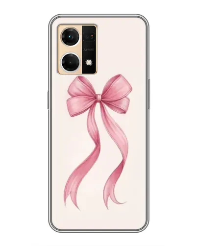 Чехол для OPPO Reno7 4G с картинкой «Розовый бант»