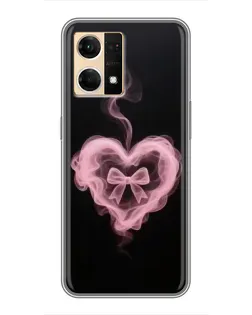 Чехол для OPPO Reno7 4G с картинкой «Дымчатое сердце»