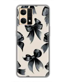 Чехол для OPPO Reno7 4G с картинкой «Банты Coquette»