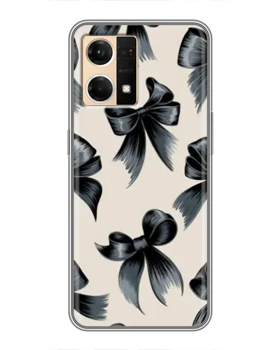 Чехол для OPPO Reno7 4G с картинкой «Банты Coquette»