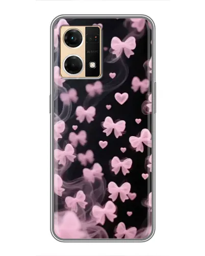 Чехол для OPPO Reno7 4G с картинкой «Неоновое кружево»