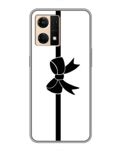 Чехол для OPPO Reno7 4G с картинкой «Вертикальный бант»