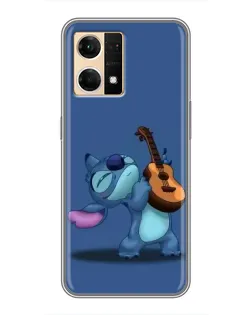 Чехол для OPPO Reno7 4G с картинкой «Стич с укулеле» Чехол для OPPO Reno7 4G с картинкой «Стич с укулеле»