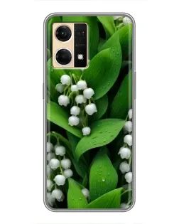 Чехол для OPPO Reno7 4G с картинкой «Ландыши в зелени» Чехол для OPPO Reno7 4G с картинкой «Ландыши в зелени»